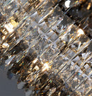 Axyaa LED Crystal Ceiling Light: Modern Luxury Pendant for Home Decor Lighting