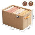 Axyaa Large Capacity Foldable Pants Storage Box - Clothing Organizer