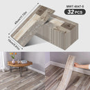 Axyaa Wood Grain Self-Adhesive Floor Strips: Peelable & Sticky for Living Room, Bedroom