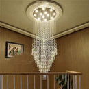 Axyaa Modern Crystal Chandelier for Luxury Villa and Home Decoration