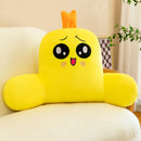 Axyaa Plush Backrest Cushion for Office Support & Comfort
