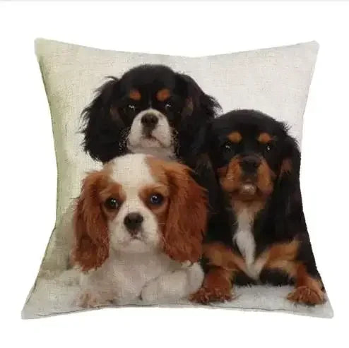 Axyaa Cavalier King Charles Spaniel Sofa Cushion Cover - Home Decor & Party Accessory