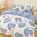 Axyaa Strawberry Bedding Set - Soft Queen/King Size Comforter Set