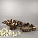 Axyaa Wave Edge Resin Vase Pot for Home Floral Decor