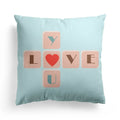 Axyaa Romantic Couple Pillowcases | Soft Cartoon Pattern Sofa Pillow Covers