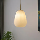 Axyaa Japanese Style LED Glass Copper Pendant Chandelier Fixture