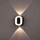 Axyaa Numeric Model Outdoor Wall Light - Modern Waterproof Night Lamp for Home, Garden & Courtyard