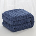 Axyaa High-Gram Jacquard Tafu Fleece Multi-Functional Blanket