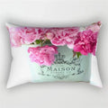 Pink Flower Polyester Pillowcase - Romantic Girl Room Aesthetic Decor