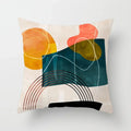 Axyaa Geometric Abstract Patterned Pillow Cover for Sofa Bedroom Car