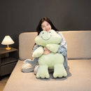 Axyaa Happy Frog Plush Doll Bed Pillow - Girl's Gift for Healing