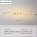 Axyaa LED Strip Wall Sconce Remote Control Bedroom Living Room Home Decor