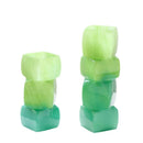 Axyaa Gradient Square Glass Vase Flowerpot Home Decor Accessory