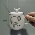 Axyaa Cartoon Ceramic Mug - Fun Tea & Coffee Cup Gift