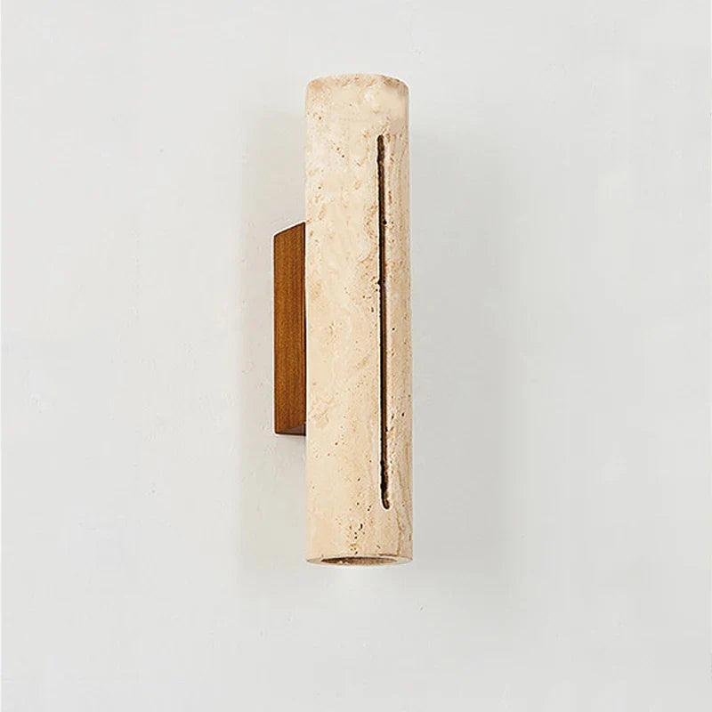 Axyaa Wabi Sabi Style Natural Stone Wall Lamp - Up Down LED Sconce