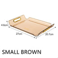 Axyaa Decorative Plastic Tray Serving Organizer Bread Box Home Decoration