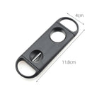Axya Black Plastic Cigar Cutter with Stainless Steel Blade