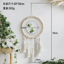 Axyaa Macrame Wall Mirror: Boho Aesthetic Decor for Living Room, Bedroom & Makeup