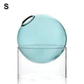 Axyaa Vintage Glass Vase for Tabletop Plants and Flower Arrangements