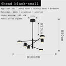 Axyaa Modern Adjustable LED Ceiling Chandelier Pendant Light