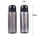Axyaa Bounce Cover Sports Water Bottle - Leak Proof Plastic Drinking Cup - Portable and Durable