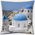 Axyaa Santorini Series Pattern Pillowcase Square Cushion Cover Home Sofa Decor