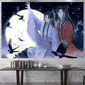 Heaven Officials Blessing Anime Tapestry Wall Hanging Aesthetic Room Decor - Axyaa