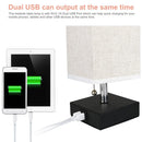 Axyaa Small Desk Lamp with USB Ports, Rechargeable Pull Chain Light for Office and Home