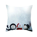 Snowman Pillow Cover Winter Home Decor Cushion Covers by Axyaa