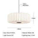 Axyaa Silk Pendant Light Chandelier for Home Lighting