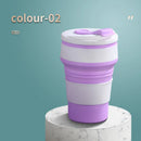 Axyaa Silicone Collapsible Camping Cup 350ml/500ml - Portable & Durable Mug