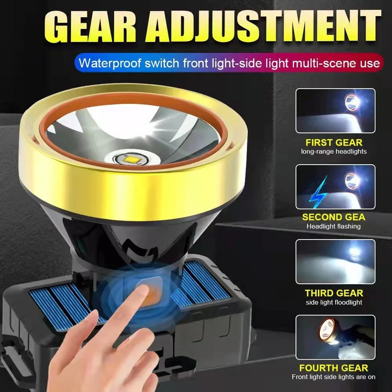 Axya Super Bright Rechargeable Headlamp for Outdoor Adventures