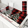 Axyaa Absorbent Coffee Drying Mat - Anti-Slip Placemat for Table Decoration