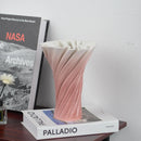 Axyaa Geometric Gradient Ceramic Vase for Home Decor
