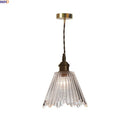 Axyaa Nordic Glass Pendant Light: Minimalist LED Illuminate Hanging Lamp for Dining Room