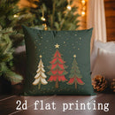 Christmas Trees Pillow Covers for Sofa Bedroom Car by Axyaa