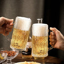Axyaa Glass Beer & Whiskey Cups Set - Stylish Drinkware for Home and Parties