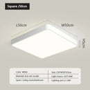 Axyaa LED Ceiling Lamp: Modern Square Indoor Lighting Fixture for Living Room, Bedroom, Dining Room