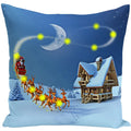 Axyaa Christmas Santa Claus Tree Pillow Case 45x45cm