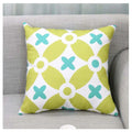 Axyaa Geometric Pattern Blue & White Pillow Case Home Decor Case