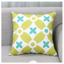 Axyaa Geometric Pattern Blue & White Pillow Case Home Decor Case
