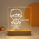 Axyaa Personalized 3D LED Name Nightlight - Kids Bedroom Decoration & Gift