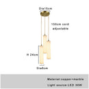 Axyaa Marble Chandeliers: Led Dimmable for Circular Staircase, Villa Decor & Home Luxury