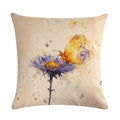 Animal Print Linen Pillowcase by Axyaa - Home Decor Cushion Cover