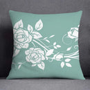 Axyaa Green Geometric Pillow Cover for Home Decor