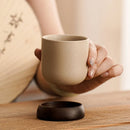 Axyaa Camellia Stoneware Coffee Cup Set