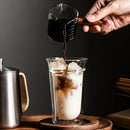 Axya Double Wall Glass Espresso Cup Set - 180/280ml