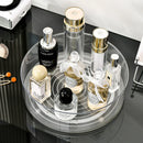 Axyaa Rotating Clear Cosmetic Organizer for Skin Care and Desktop Storage
