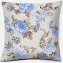 Pink Flower Pattern Cushion Cover by Axyaa - 45x45cm Decorative Pillowcase