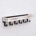 Axyaa Wall Mounted Shelf with Key Holder - Nordic Style Wooden Organizer